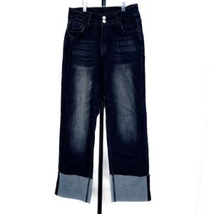 BWQ Jeans for Women High Waist Stretchy Straight Leg Mom Jeans Boyfriend SZ M